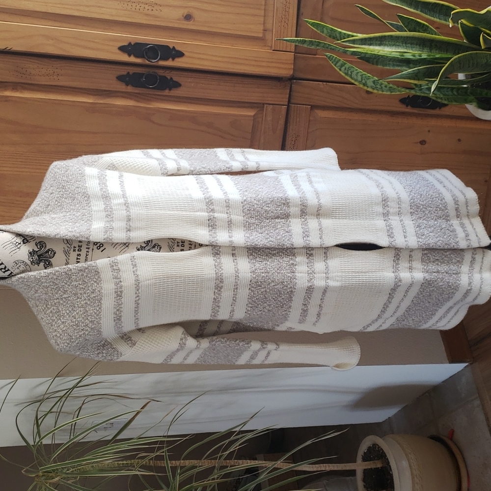 Athleta long cardigan wool/ cashmere blend